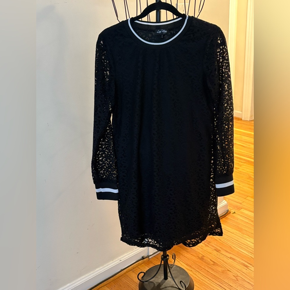 WINTER SALE ** Love Reign Black Lace Long Sleeve Dress